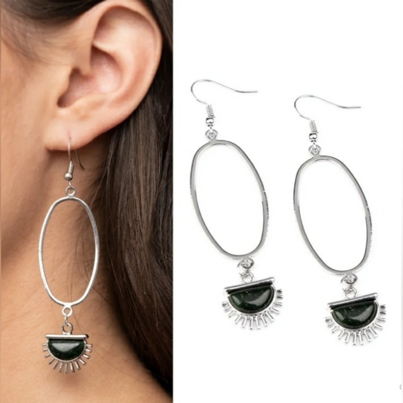 SOL Purpose Black Earrings - Picture 3 of 5